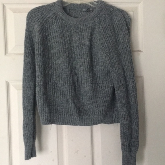 Gray cropped sweater - Picture 1 of 1